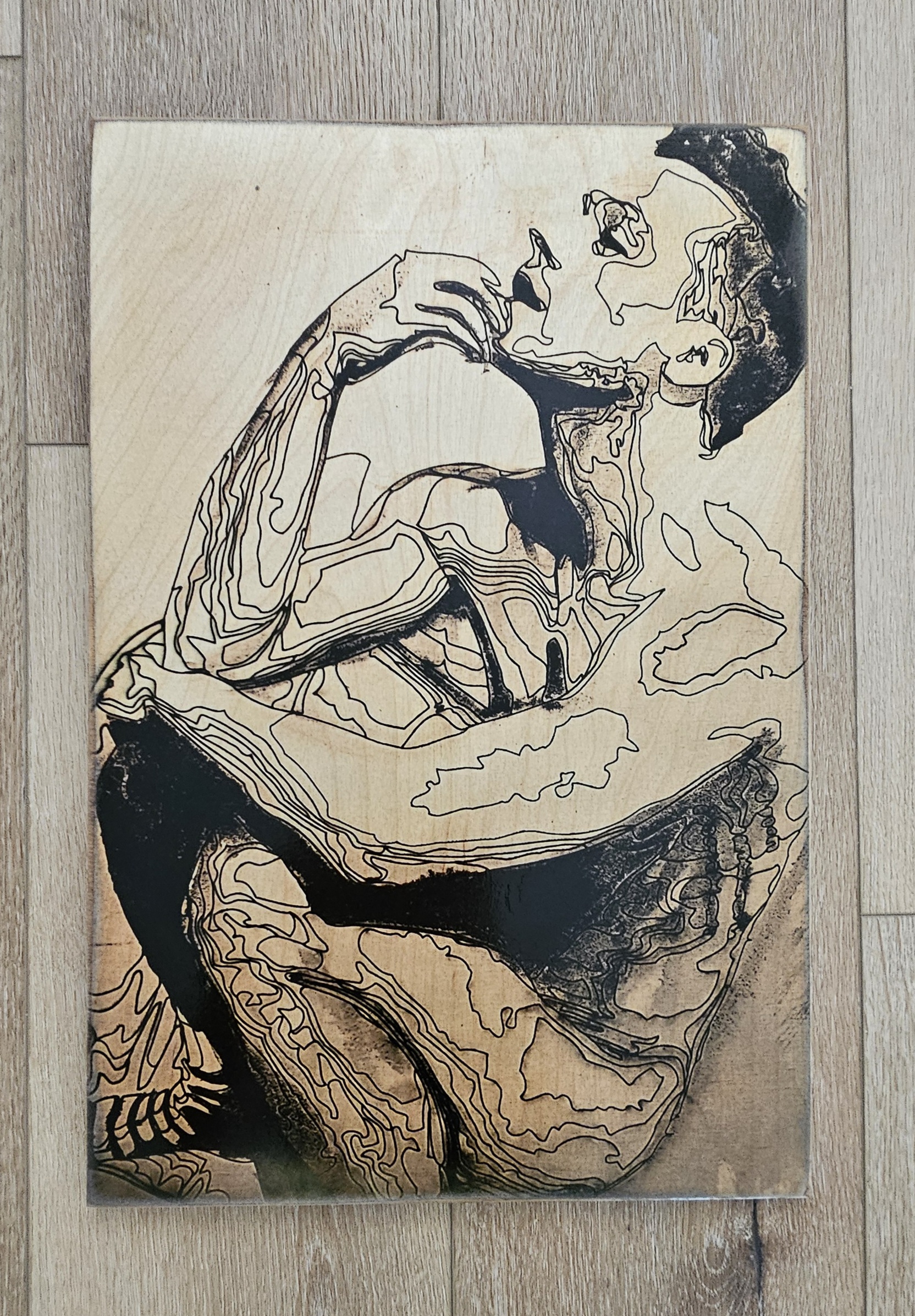 12x18 Guy in socks  extra