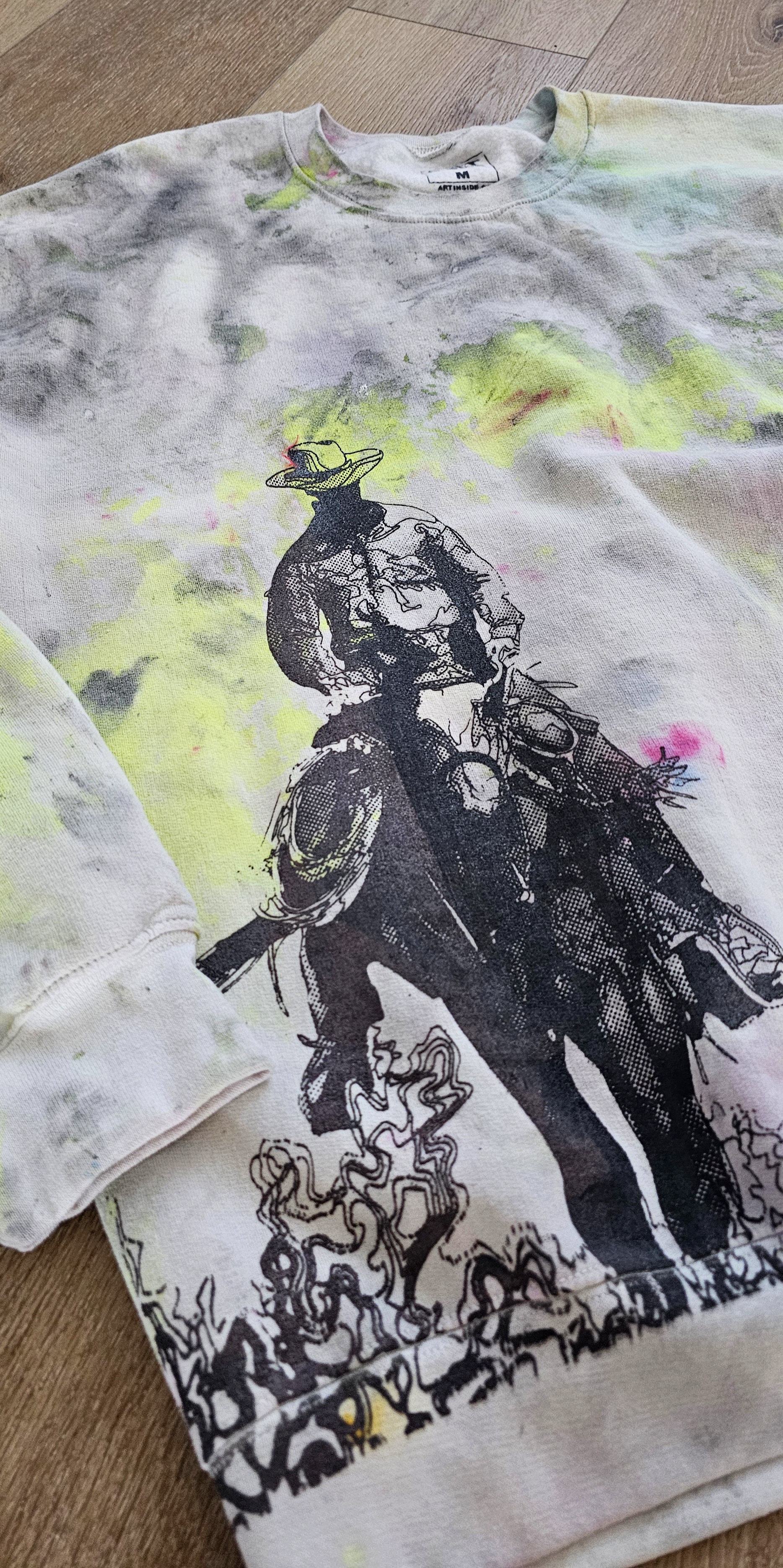 Cowboy Energy sweater Size Medium extra