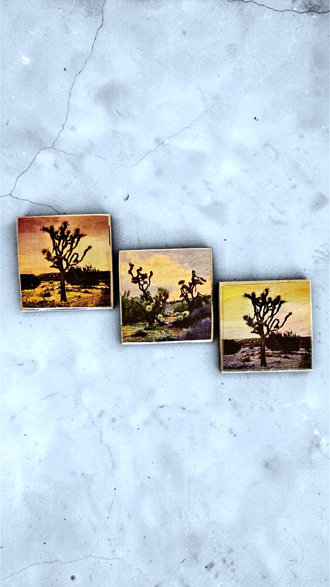 Joshua tree mini triptych.